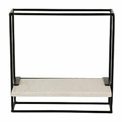 Paris Prix Étagère Murale 1 Plateau 35cm Noir & Blanc 