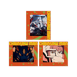 Sakami Merchandise Chainsaw Man - Set de 3 cartes encadrées effet 3D Chainsaw Man 17 x 13 cm