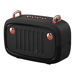 Yonis Mini Enceinte Bluetooth Sans Fil Subwoofer Portable HIFI Carte Son Puissanteé Enceinte Bluetooth Mini Subwoofer Portable Son HIFI Carte FM Autonomie 4h Noir YONIS