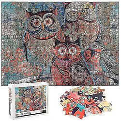 Universal Puzzle peinture hibou éducation apprentissage assemblage puzzle jouets 1000 pièces 