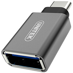 Unitek USB-C - USB Argent (Y-A025CGY) Unitek USB-C - Adaptateur USB Argent (Y-A025CGY)