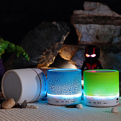 Yonis Mini Enceinte Bluetooth Portable Avec Lumière LED Et Micro Intégré pas cher