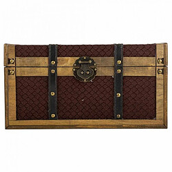 Avis Coffre Alexandra House Living Marron PVC Bois Métal Tissu 22 x 20 x 38 cm Estilo vintage