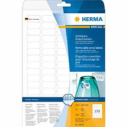 Herma 10002 Étiquettes de prix movables/amovibles 35,6 x 16,9 A4 2000 pièces Blanc 