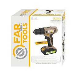 Far Tools FARTOOLS Perceuse sans fil avec batterie 18 V Li-ion LI180