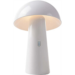 NEWGARDEN Lampe de jardin sur batterie Shitake blanc. Lampe de jardin sur batterie Shitake blanc