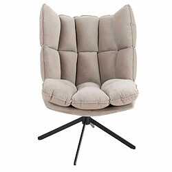 Paris Prix Fauteuil Relax sur Pied Coussin 92cm Gris Clair