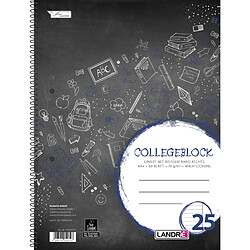 LANDRÉ Collegeblock 'college' format A4, ligné, 160 pages () 