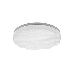 Luminaire Center Plafonnier salle de bains Arena blanc 1 ampoule 8,5cm