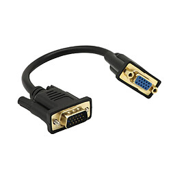 Connecteur de câble adaptateur mâle à femelle VGA