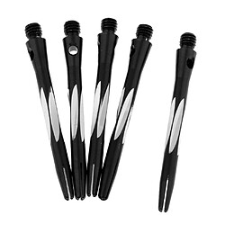 1 paquet de 5pcs en alliage d'aluminium Darts Shafts Harrers Dart Stems Medium Balck