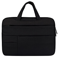 Wewoo Sacoche pour ordinateur portable noir 15,6 pouces et ci-dessous Macbook, Samsung, Lenovo, Sony, DELL Alienware, CHUWI, ASUS, HP Universel poches multiples Oxford tissu doux poignée tranquillement Tablet Bag,