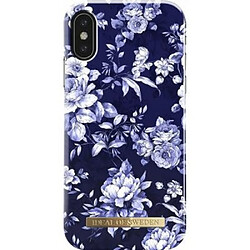 IDEAL OF SWEDEN Coque pour iPhone X/XS Rigide Fashion Sailor Blue Bloom Bleu 