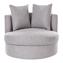 Acheter Beliani Fauteuil Gris clair DALBY