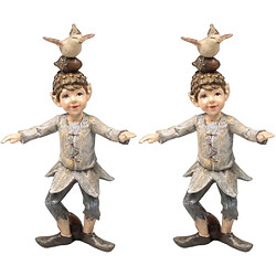 SID Figurine fée en résine (Lot de 2).