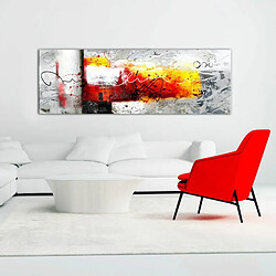 Paris Prix Tableau Imprimé Hammer Red Narrow 40 x 120 cm