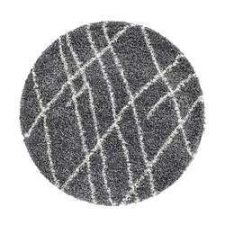 Hadorn Tapis shaggy 240x240 gris pierre Lachen Fence