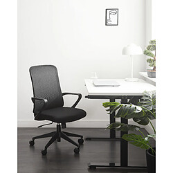 Beliani Chaise de bureau Noir EXPERT