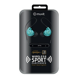 Muvit Kit Piéton M2S V2 Intra-auriculaires Stéréo Sans Fil avec Microphone Bleu pas cher