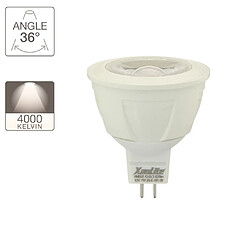 XanLite Ampoule LED spot, culot GU5.3, 7W cons. (50W éq.), angle focalisé, lumière blanche neutre 