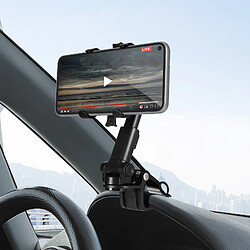 Avis Support Auto Smartphone Grille d'aération Pare-soleil Tableau de Bord LinQ Noir