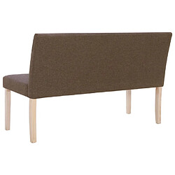 Acheter vidaXL Banc 139,5 cm Marron Polyester