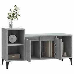 Acheter Maison Chic Meuble TV scandinave gris - Banc TV pour salon Sonoma 100x35x55 cm Bois d'ingénierie -MN31489