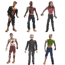 6pcs Figurine Cinéma Walking Dead Modèle en Plastique Jouet Cadeau Décoration