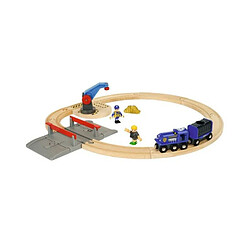 Brio World Circuit Police - Coffret complet 17 pieces - Circuit de train en bois - Ravensburger - Mixte des 3 ans - 33812