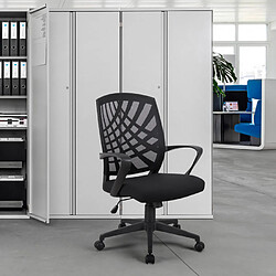 Franchi Chaise de bureau ergonomique en tissu respirant design moderne Sachsenring