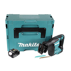 Makita DJR 188 M1J 18 V Brushless Li-ion Scie récipro sans fil avec Coffret de transport Makpac  + 1x Batterie Makita BL 1840 4,0 Ah / 4000 mAh  - sans Chargeur 