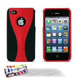 Muzzano Coque + 3 Films APPLE IPHONE 4S ""CupCase"" Rouge