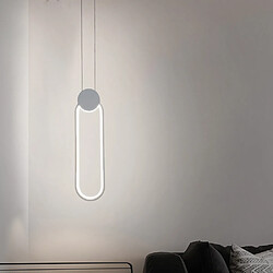 Stoex Lampe À Suspension Nordique Suspension Luminaire Moderne Lustre Led Minimaliste (Blanc), Luminaire D'Intérieur, Blanc Froid