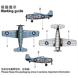 Trumpeter Maquette Avion F4f-4 Wildcat (pre-painted) pas cher