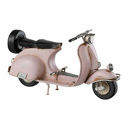 Paris Prix Statuette Déco Scooter Vintage 28cm Rose 