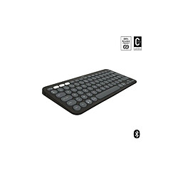 Clavier sans fil Bluetooth Azerty Logitech Pebble Keys 2 K380s Graphite