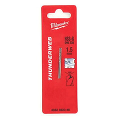 Pack de 2 Forets métal MILWAUKEE HSS-G THUNDERWEB 1.5 X 40MM 4932352346 