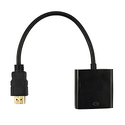 adaptateur cable vga vers hdmi pour tablette USB Adaptateur HDMI Vers VGA Mâle Vers Adaptateur Convertisseur Famale 1080p