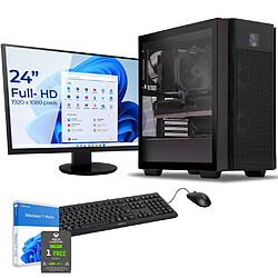 Sedatech Pack Workstation Pro • Intel i9-14900KF • RTX4060Ti • 64 Go DDR5 • 2To SSD M.2 • Windows 11 • Moniteur 24" Pack Workstation Pro • Intel i9-14900KF 24x 3.2Ghz (max 5.8Ghz) • Geforce RTX4060Ti • 64 Go DDR5 DDR5 5200Mhz • 2To SSD M.2 • Wifi • Bluetooth, USB 3.2 • Windows 11 • Moniteur 24" + Clavier/Souris