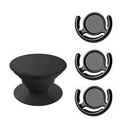 PHONECARE Kit PopSocket + 3 Support - Noir 