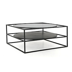 Atmosphera, Createur D'Interieur Table Basse Métal Verre - Atmosphera