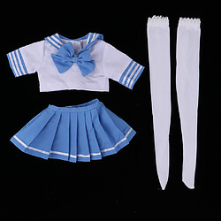 Beau Costume D'uniforme Scolaire De Style Universitaire Pour 1/3 BJD Girl Dolls Accessoires