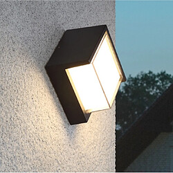 Acheter Wewoo Applique murale LED Lampe de mur imperméable extérieure IP54 de jardin de véranda de patio de forme de 13cm de la place 10W 3000K