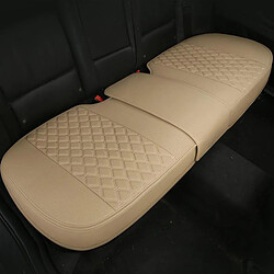 Coussin De Coussin De Siège De Voiture Arrière En Cuir PU Universel, Matériau Souple, Arrière Beige pas cher