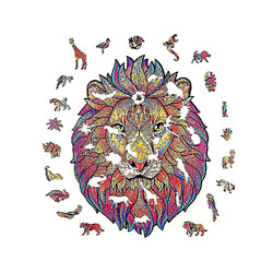 Avis Universal Cadeau enfant lion bois puzzle ¼ 170pcs ï ¼ porte ‰