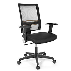 Avis Chaise de bureau / Siège de bureau OFFICE R8 tissu maille noir hjh OFFICE