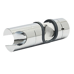 Avis 19-25mm Chrome Tête De Remplacement Curseur Support Barre Salle De Bain Accessoires Partie Gris