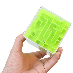 Acheter Universal Cube magique labyrinthe 3D, puzzle transparent à six faces, jeu de boule roulante