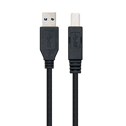 ? Câble Imprimante USB 3.0 Type A/M vers USB Type B/M - 2 M Noir 