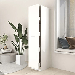 vidaXL Armoire d'apothicaire Blanc 30x42,5x150 cm Bois d’ingénierie